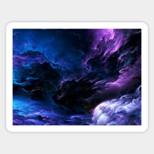 Nebula in Space Background Sticker